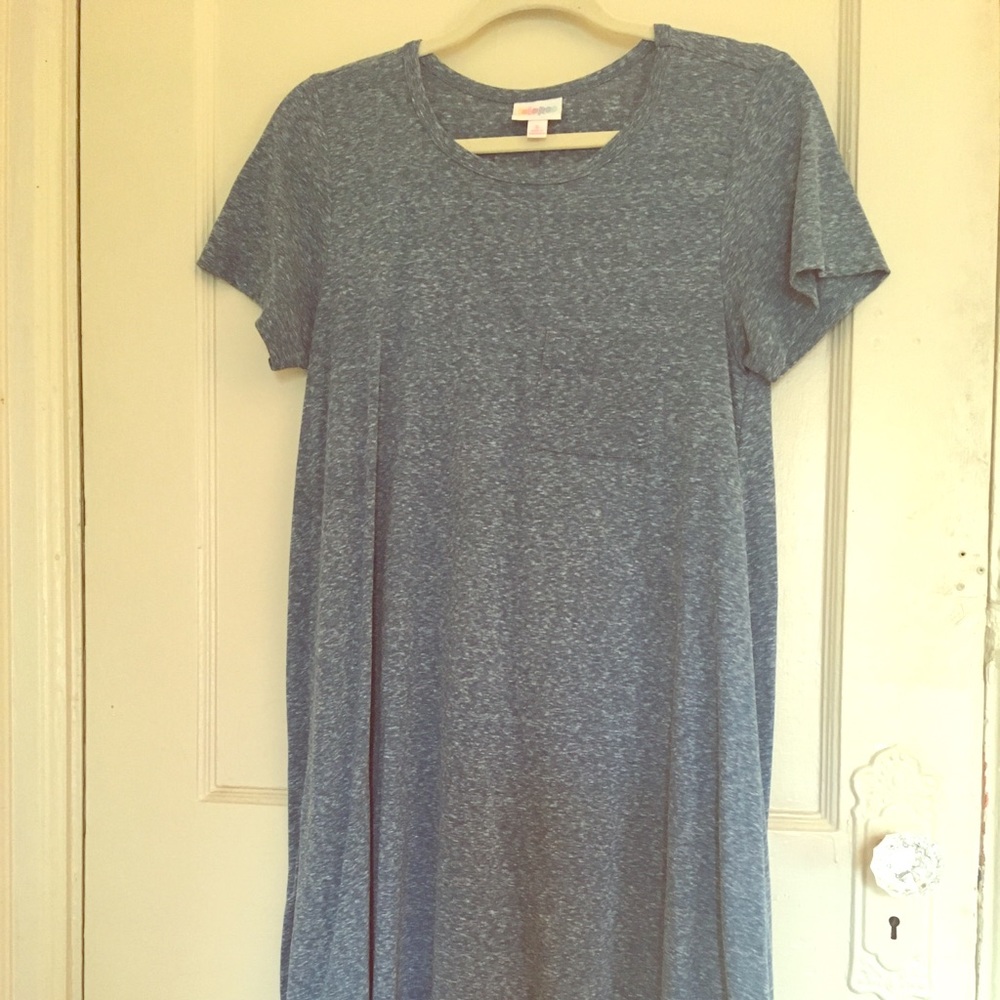 Lularoe Carley heather blue